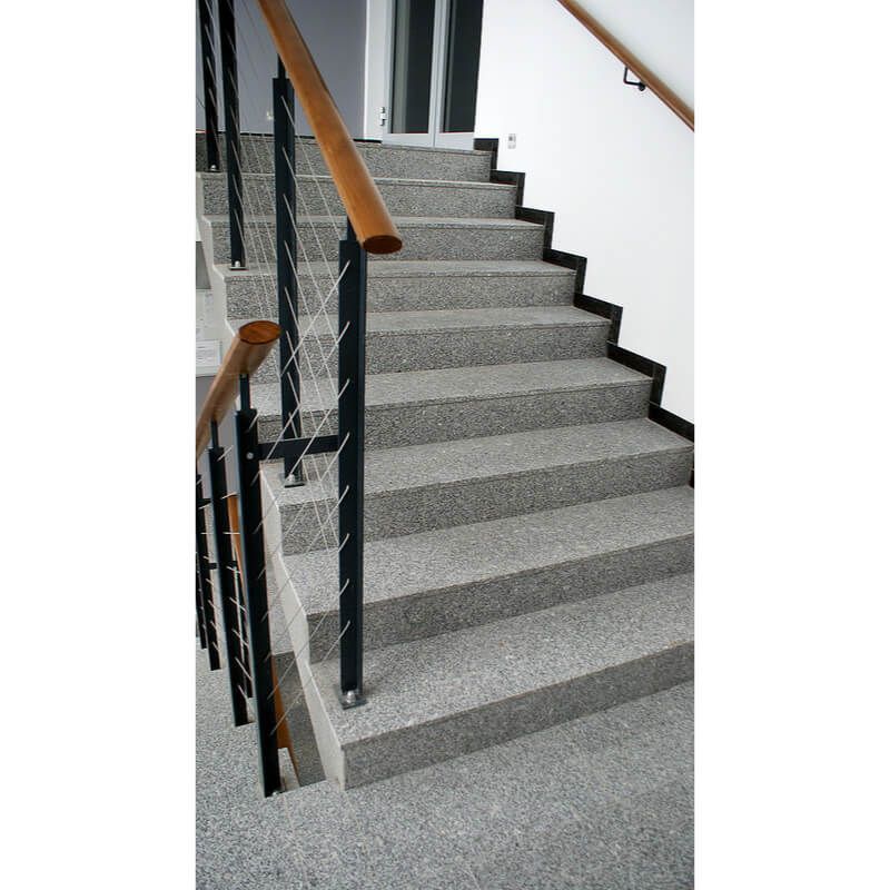 Stopień granitowy / New Bianco Cristal polerowany 150x33x2 cm - obrazek 3